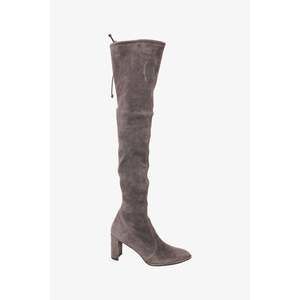 Stuart Weitzman Grey Suede Highland Boots Size 9